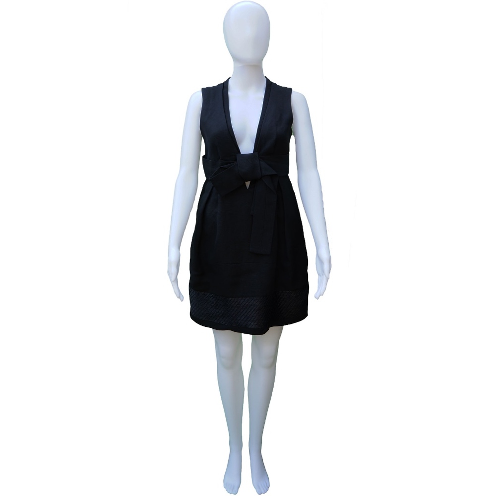 CHLOÉ BOW ACCENT COCKTAIL NIGHT OUT MINI DRESS